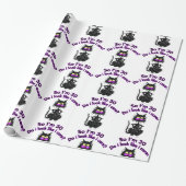 Papier Cadeau 30ème Chat d'anniversaire (Déroulé)