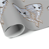 PAPIER CADEAU 310431 ANGRY TORNADOS CARTOON FUNNY WEATHER GROUCH (Coin rond)