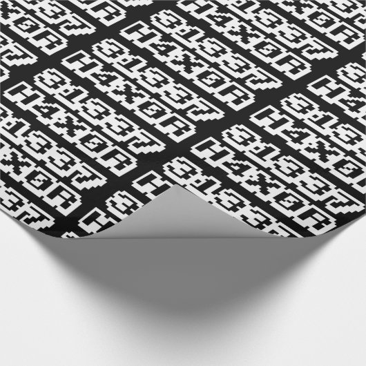 PAPIER CADEAU 31337 H4X0R (Coin)