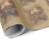Papier Cadeau 315 Roses op2 (Coin rond)
