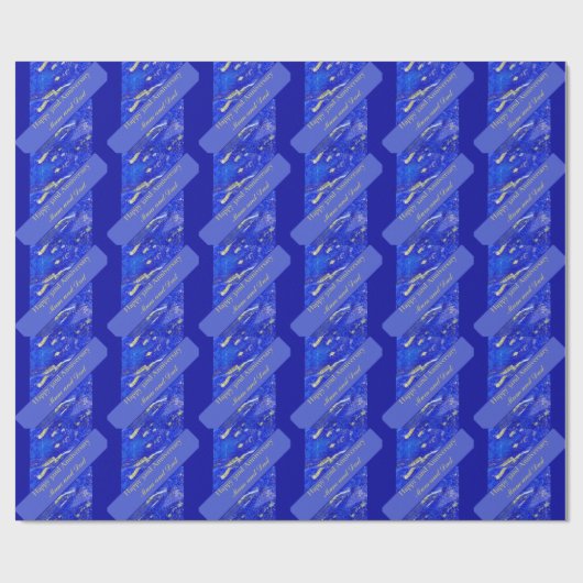 Papier Cadeau 32e anniversaire du Mariage modifiable (Plat)