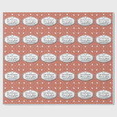 Papier Cadeau 35e anniversaire du Mariage Coral Z22 (Plat)