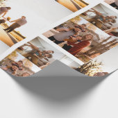 Papier Cadeau 3 Collage photo Modèle personnalisé (Coin)
