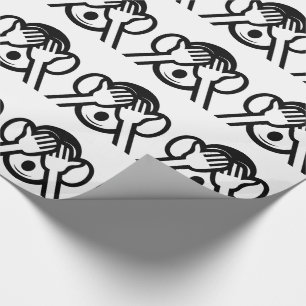Papier Cadeau 3 Singes Sages Mizaru 見ざる Emoji Ne Voyez Pas le Ma