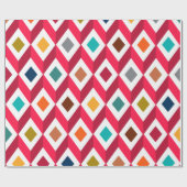 Papier Cadeau 3D Cubes Pink (Plat)