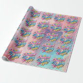 Papier Cadeau 3D gai (Déroulé)