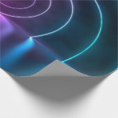 Papier Cadeau 3d ing of ultraviolet circle portal glowing lines  (Coin)