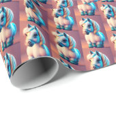 Papier Cadeau 3D Spirit Pony 3 (Coin rond)