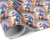 Papier Cadeau 3D Spirit Pony 4 (Coin rond)