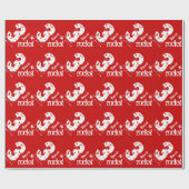 Papier Cadeau 3e Anniversaire de enfant Diagonal Design Grunge S (Plat)