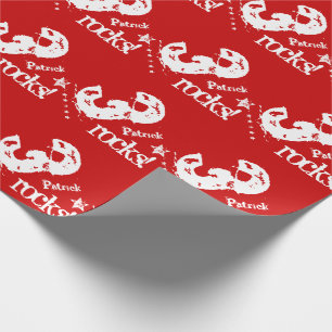 Papier Cadeau 3e Anniversaire de enfant Diagonal Design Grunge S