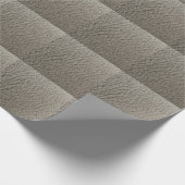 Papier Cadeau 3e anniversaire, Faux Leather (Coin)