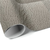 Papier Cadeau 3e anniversaire, Faux Leather (Coin rond)