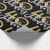 Papier Cadeau 40 et enveloppe de cadeau fabuleuse (Coin)