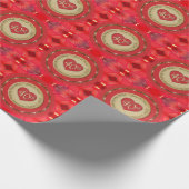 Papier Cadeau 40e anniversaire du Mariage de Ruby (Coin)