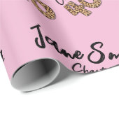 Papier Cadeau 40e anniversaire enveloppement, 40 ans, quarante, (Coin rond)