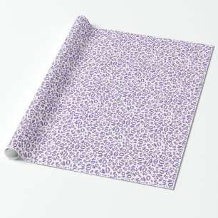 Papier Cadeau 40e anniversaire Purple & White Numéro Motif 40