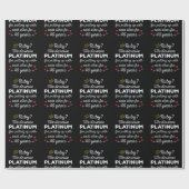 Papier Cadeau 40ème anniversaire du Mariage I - Ruby Funny Coupl (Plat)