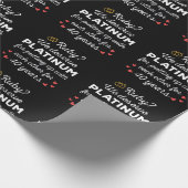 Papier Cadeau 40ème anniversaire du Mariage I - Ruby Funny Coupl (Coin)