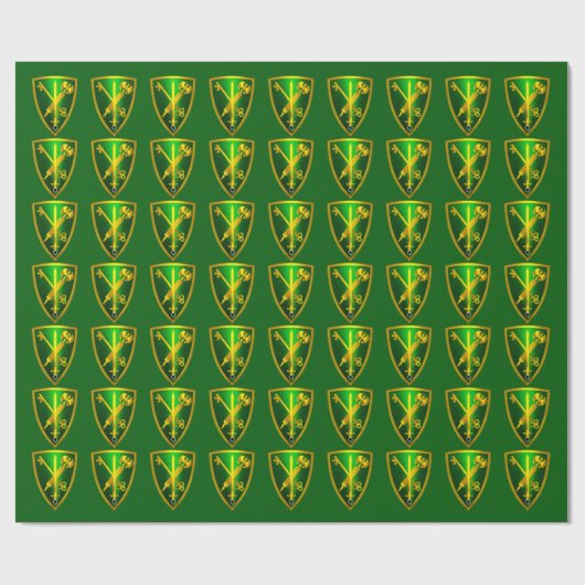 Papier Cadeau 42e brigade de la police militaire « Intégrité de  (Plat)