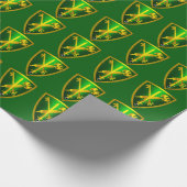 Papier Cadeau 42e brigade de police militaire "Intégrité de l'ac (Coin)