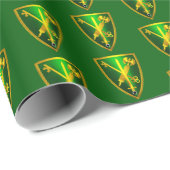 Papier Cadeau 42nd MP Military Police Brigade (Coin rond)