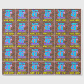 Papier Cadeau 48e anniversaire : Amusant, Graffiti urbain inspir (Plat)