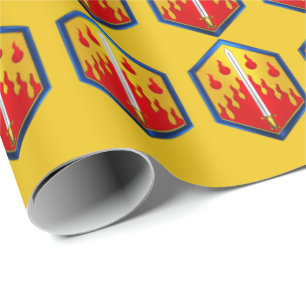Papier Cadeau 48e brigade chimique « Prouvée au combat »