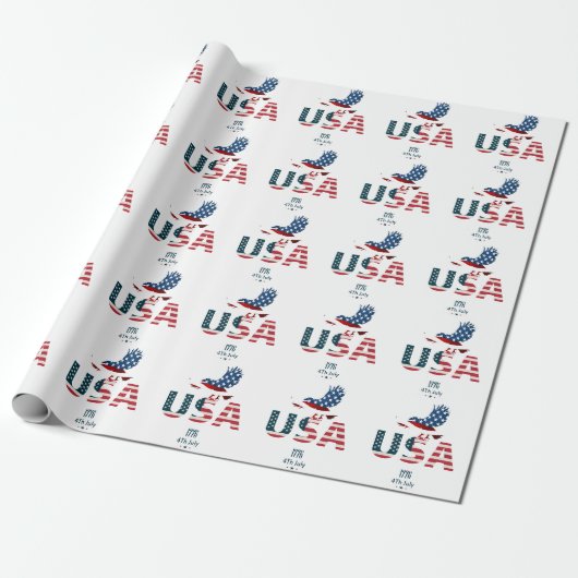 Papier Cadeau 4 juillet (Déroulé)