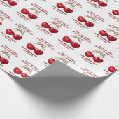 Papier Cadeau 4th Anniversary Card, Fruit Anniversary Ornament (Coin)