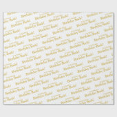 Papier Cadeau 50 & Fabuleux personnalisable (Plat)