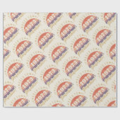 Papier Cadeau 50e anniversaire 1973 Âgé à la perfection (Plat)