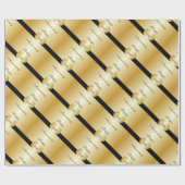 Papier Cadeau 50e anniversaire de mariage (Plat)