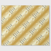 Papier Cadeau 50e anniversaire de Mariage (Plat)