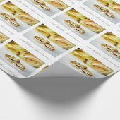 Papier Cadeau 50e anniversaire de Mariage d'or (Coin)