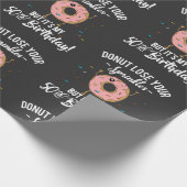 Papier Cadeau 50e anniversaire Funny Donut Cinquante ans Parti (Coin)