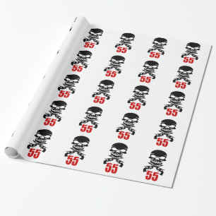 Papier Cadeau 55 conceptions d'anniversaire