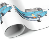 Papier Cadeau 56 Chevrolet Belair (Coin rond)