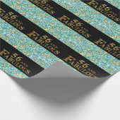 Papier Cadeau 56e anniversaire (Coin)