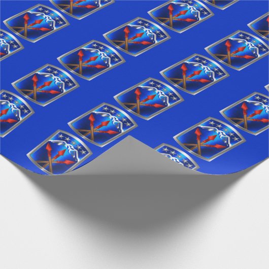 Papier Cadeau 593e Commandement du développement durable "Repose (Coin)