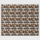 Papier Cadeau 5 Collage de photos Texte facultatif — PEUT Modifi (Plat)