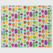 Papier Cadeau 5 Fruits et légumes par jour (Plat)