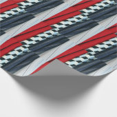 Papier Cadeau 5 Tissus Avec Motifs géométriques (Coin)