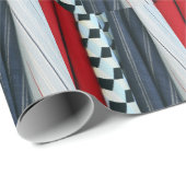 Papier Cadeau 5 Tissus Avec Motifs géométriques (Coin rond)