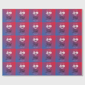 Papier Cadeau 5O et toujours chaud (Plat)