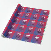 Papier Cadeau 5O et toujours chaud (Déroulé)