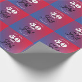 Papier Cadeau 5O et toujours chaud (Coin)