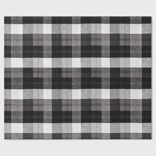 Papier Cadeau 60 livres Papier à envelopper Rouleau Xmas Baffalo (Plat)