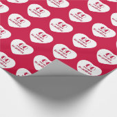 Papier Cadeau 60e anniversaire du Mariage Coeurs rouges (Coin)