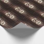 Papier Cadeau 60e anniversaire marquee panneau lumineux sur briq (Coin)